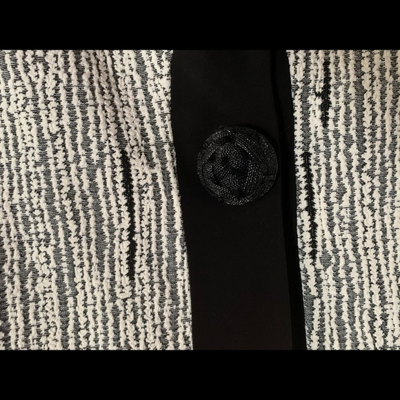 Blazer grey and black twill - Picture 3 of 5